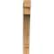 Ekena Millwork Imperial Block Smooth Bracket, Western Red Cedar, 5 1/2"W x 34"D x 46"H BKT06X34X46IMP05SWR - alternate 2